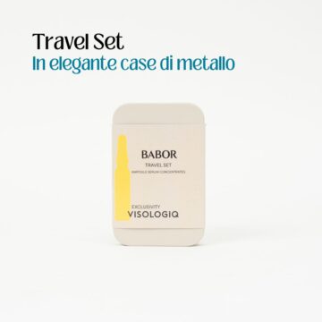 Travel Set in elegante case di metallo
