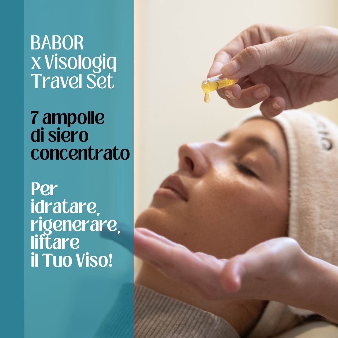 Travel Set - 7 ampolle siero viso per l'estate