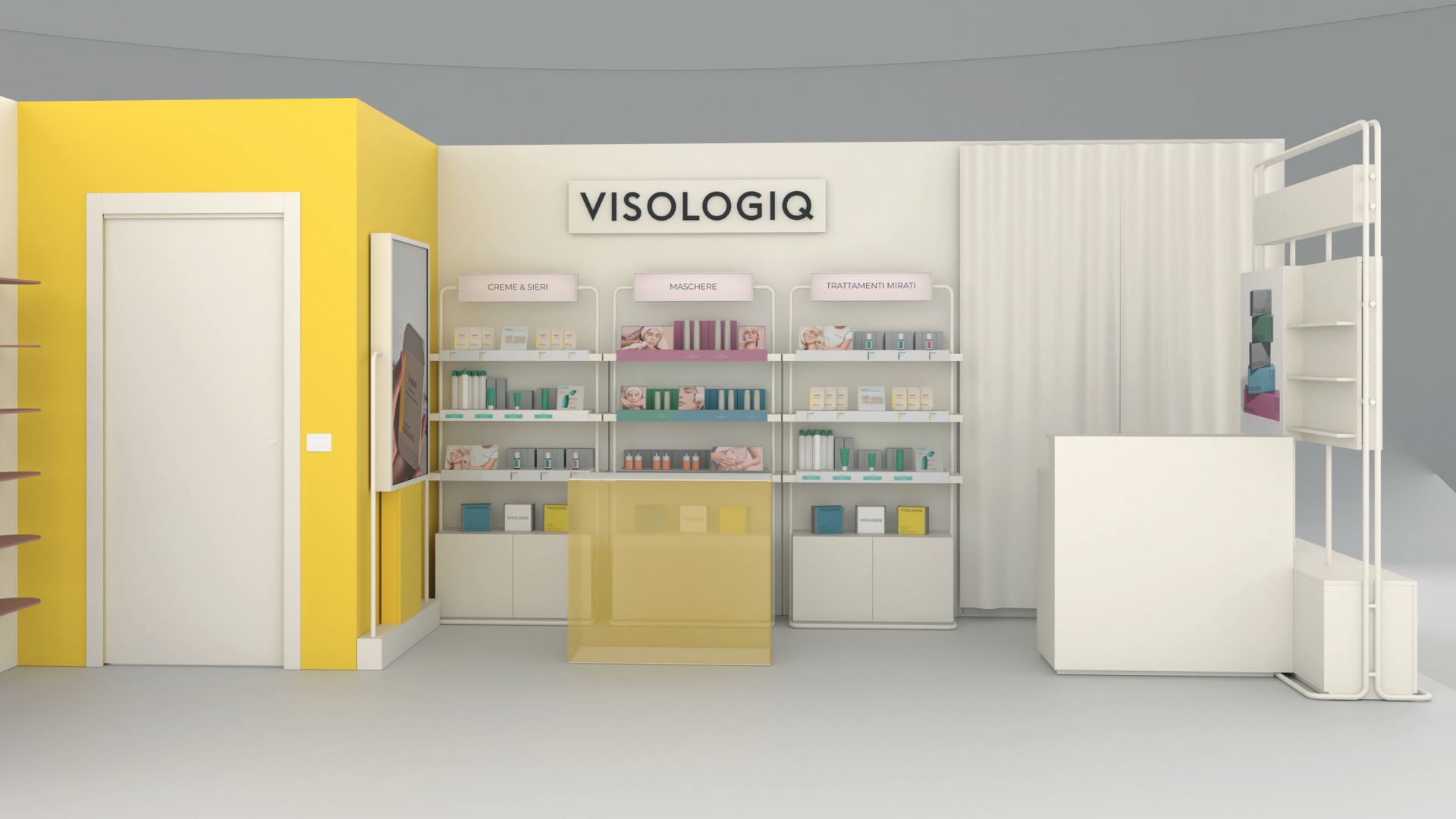 Visologiq Roma Render del corner di prossima apertura